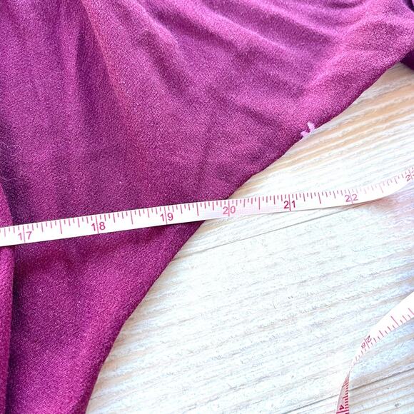 Free People Say You Love Me Open Back Floral Blouse | Plum Size Small - Picture 5 of 6